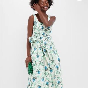 Tuckernuck Blue and Green Sleeveless Maxi Sundress